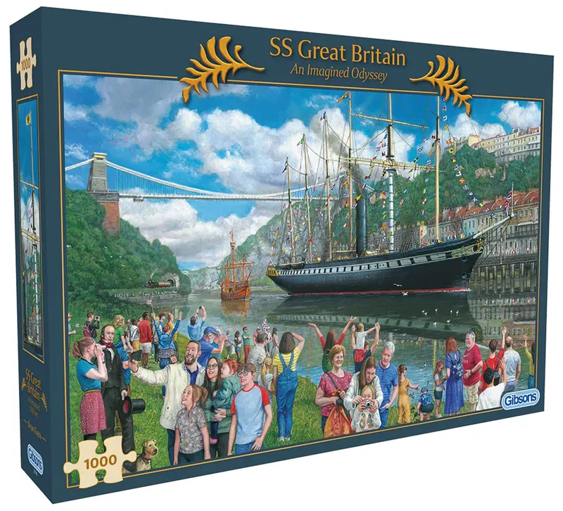 Puzzle 1000 elementów Statek SS Great Britain Gibsons
