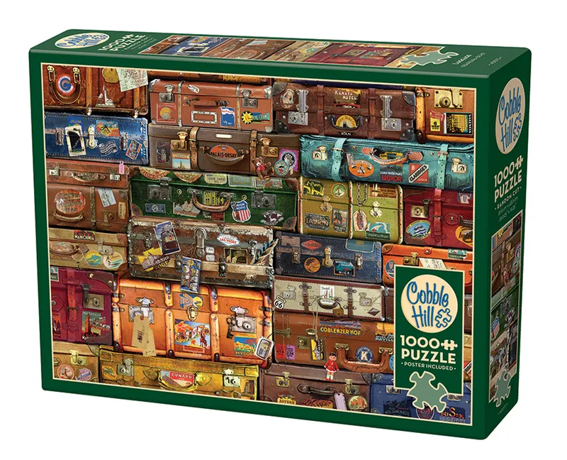 Puzzle 1000 elementów Torby podróżne Cobble Hill