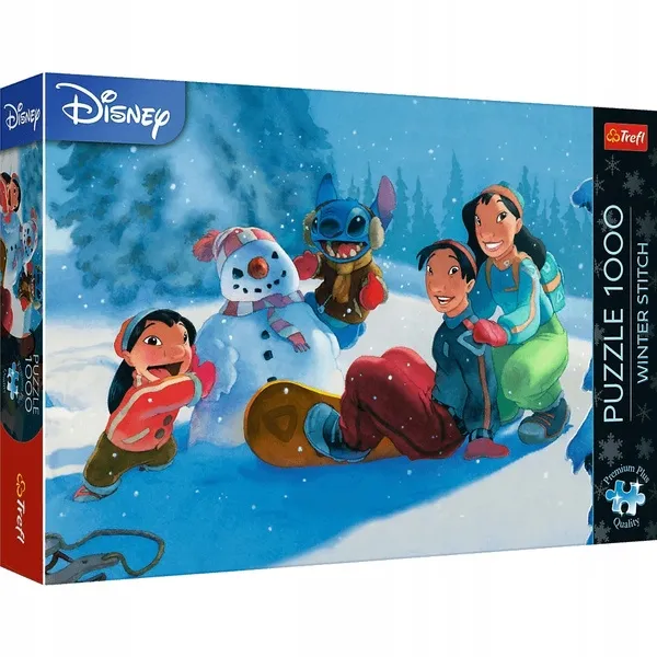 Puzzle 1000 Trefl Premium Plus Zimowy Stitch