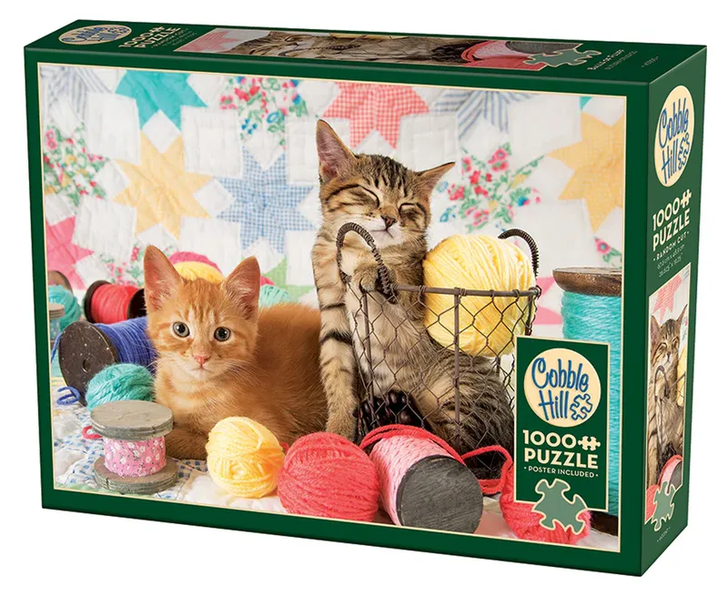 Puzzle 1000 Urocze kociaki Cobble Hill