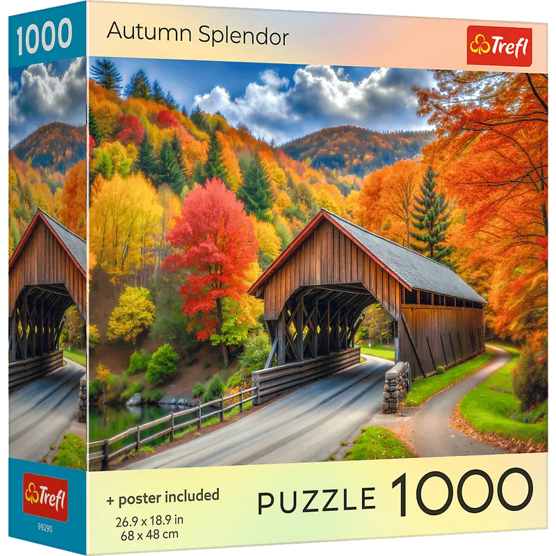 Puzzle 1000 elementów Trefl Autumn Splendor USA Collection