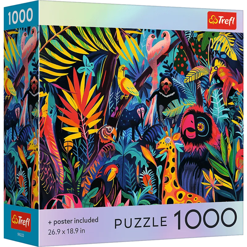Puzzle 1000 USA Collection: In the Jungle Trefl
