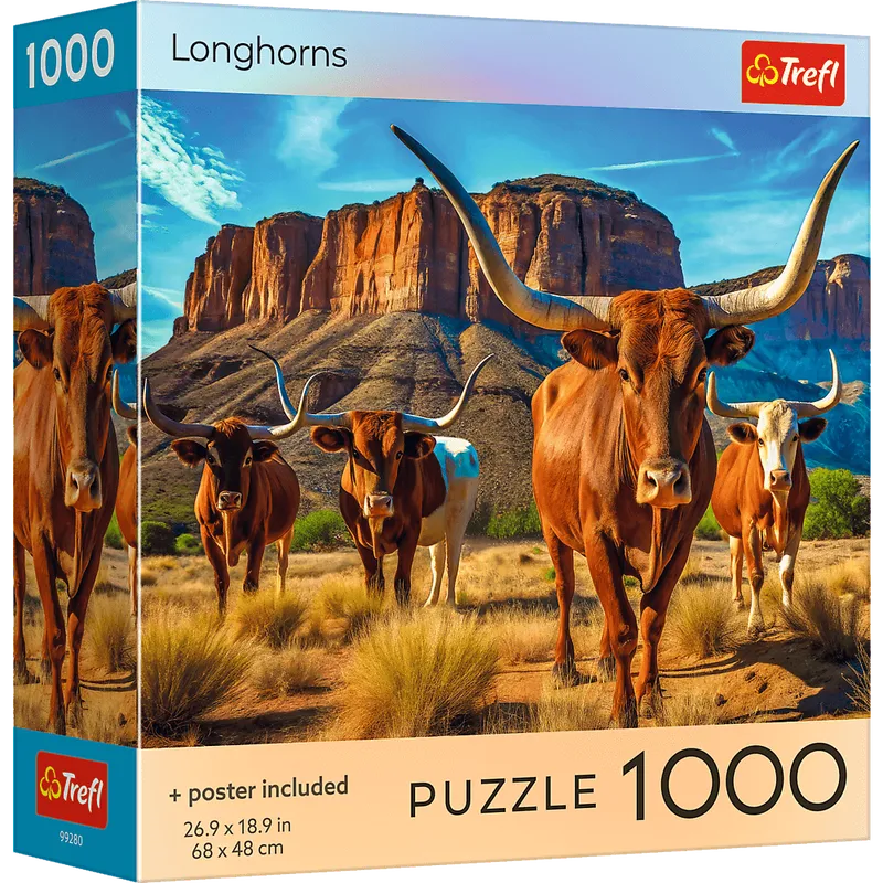Puzzle 1000 USA Collection Longhorns Trefl