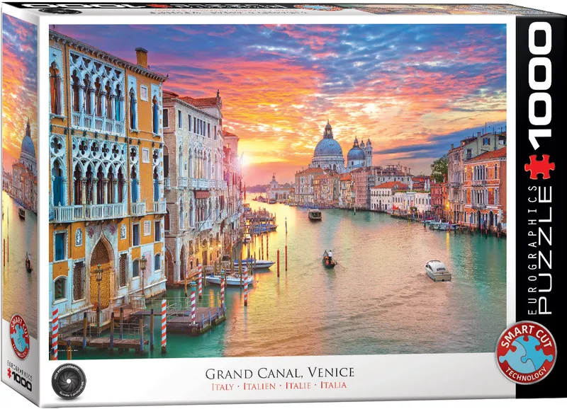 Puzzle 1000 elementów Wenecja Canal Grande Eurographics