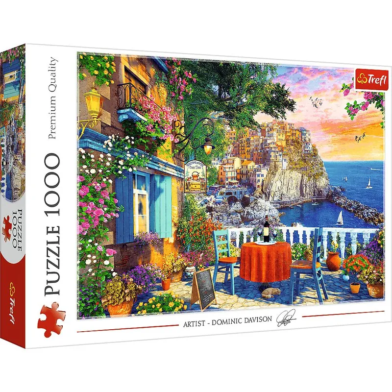 Puzzle 1000 el. Widok na Cinque Terre Trefl