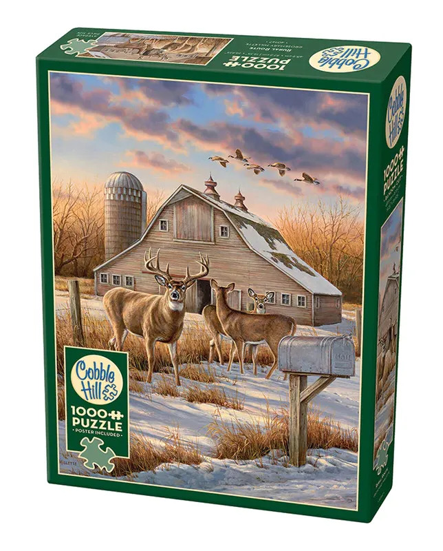 Puzzle 1000 Wiejski krajobraz - Cobble Hill