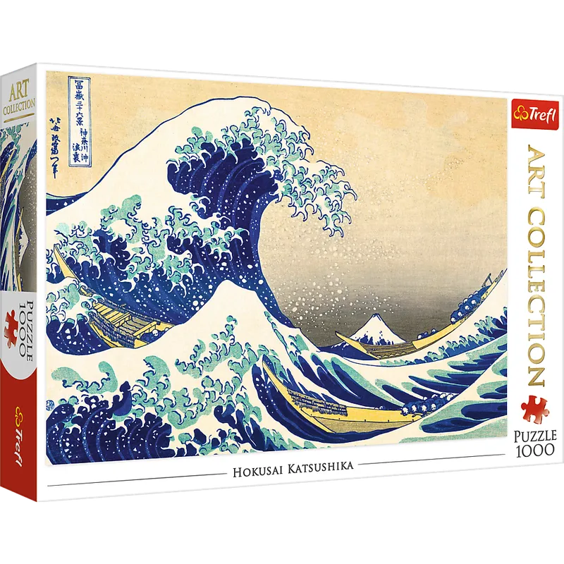 Puzzle 1000 Wielka Fala w Kanagawie Hokusai