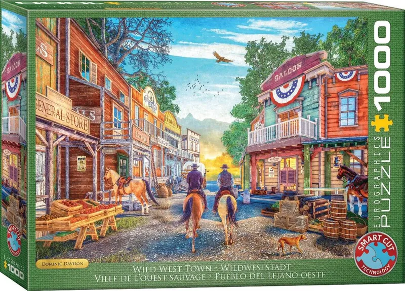 Puzzle 1000 elementów Wild West Country Eurographics
