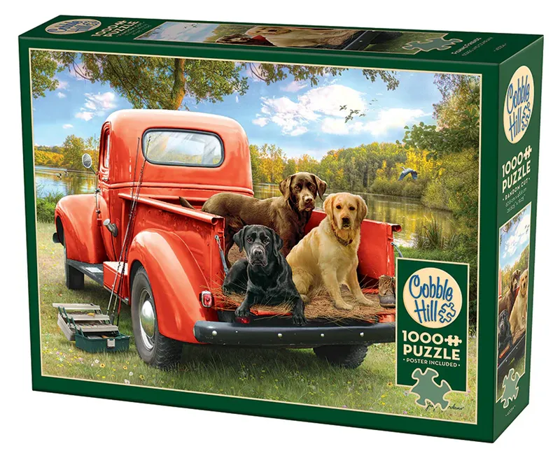Puzzle 1000 elementów Wyprawa na ryby Cobble Hill