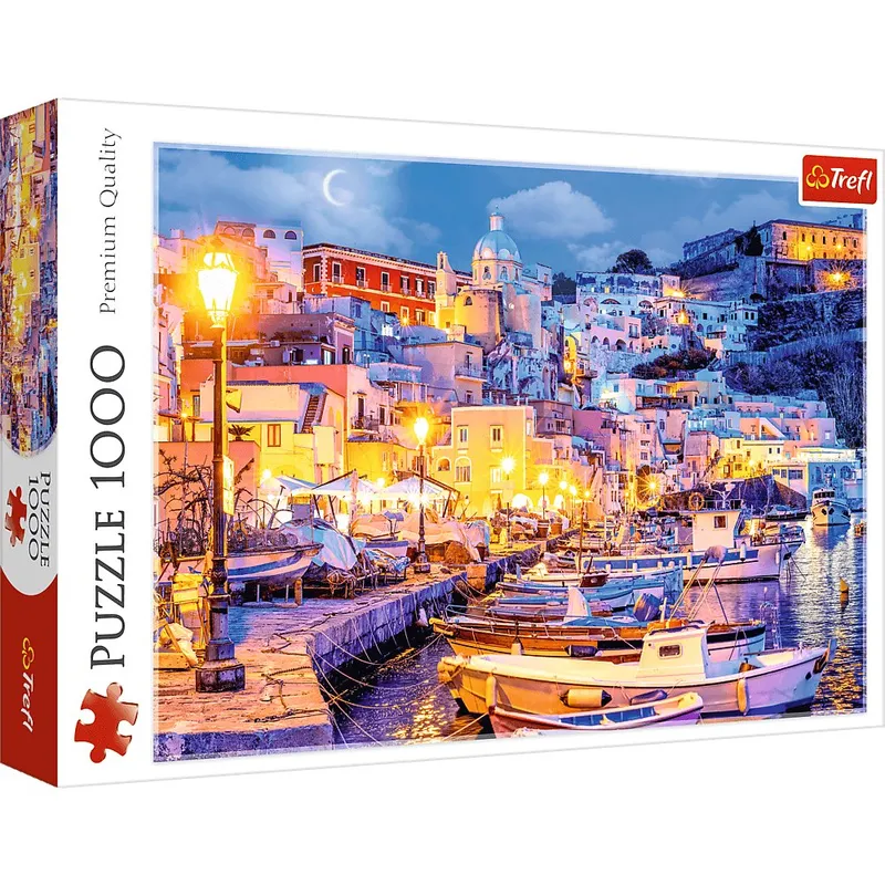Puzzle 1000 elementów Trefl Wyspa Procida nocą