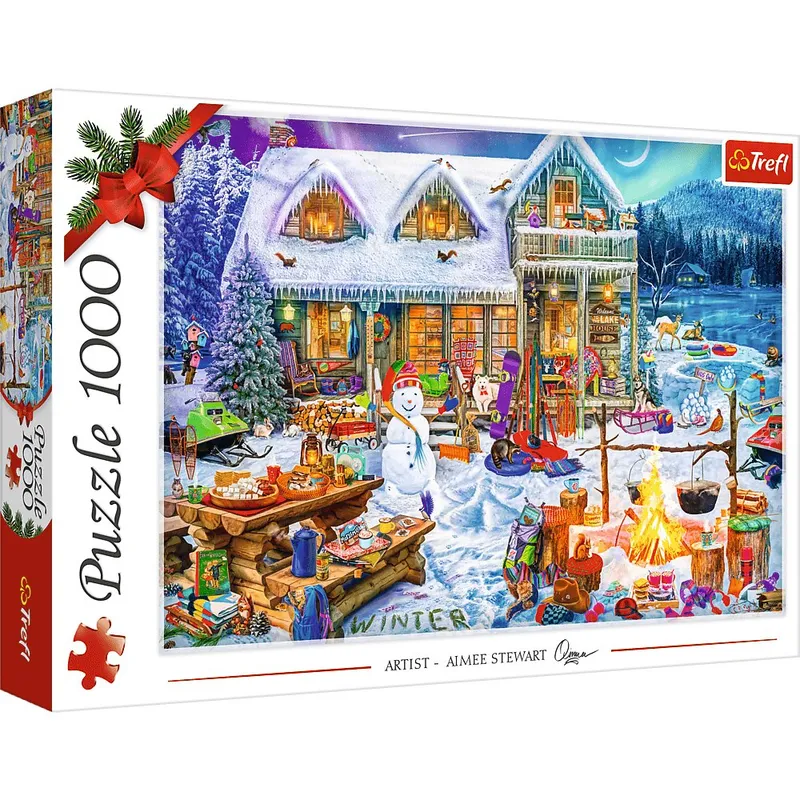 Puzzle 1000 Trefl Zimowy Czas