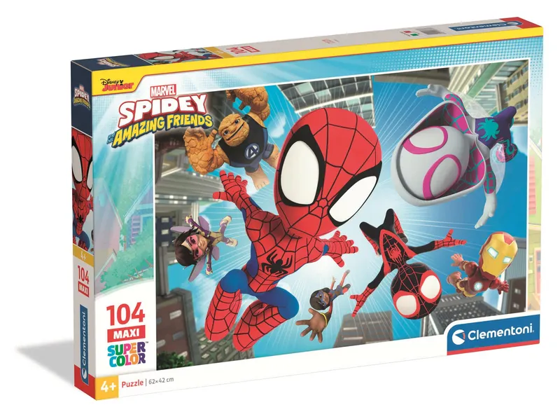 Puzzle 104 Maxi Super kolor Spidey Amazing Friends