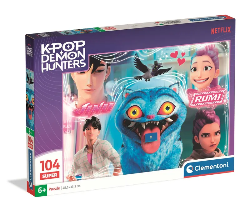 Puzzle 104 Super K-Pop Demon Hunters Clementoni