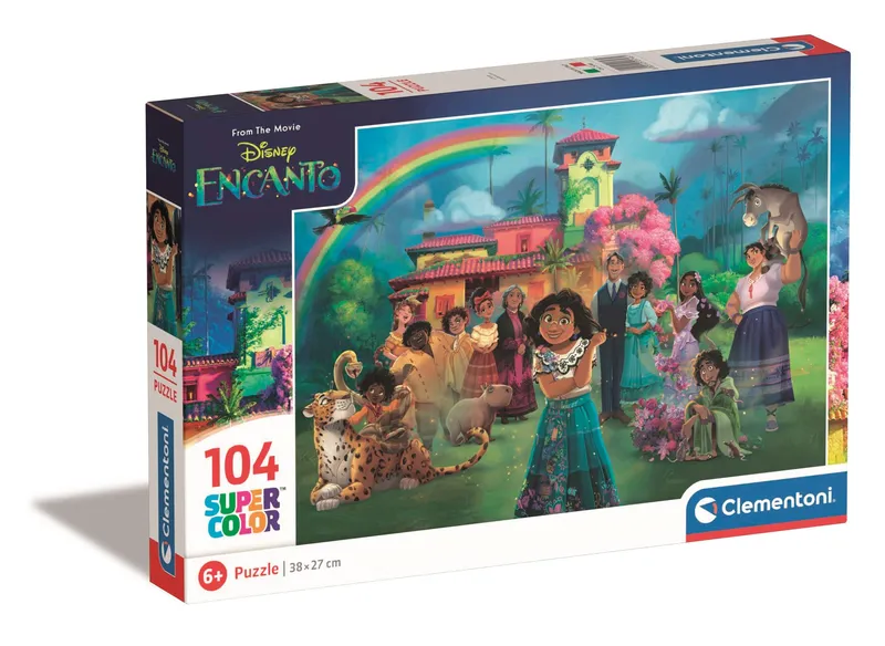 Puzzle 104 super kolor Disney Encanto Clementoni 25746