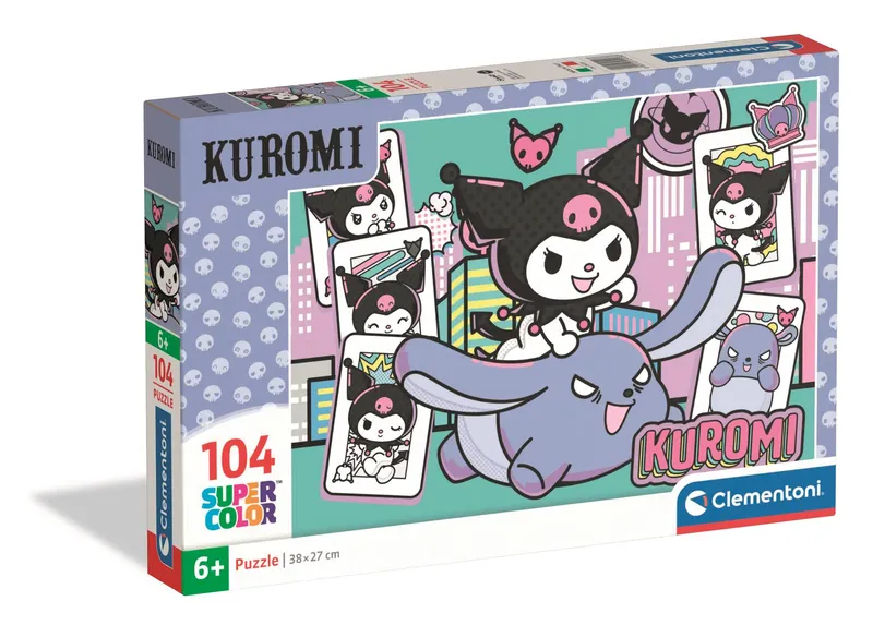 Puzzle 104 Super Kolor Kuromi - Clementoni