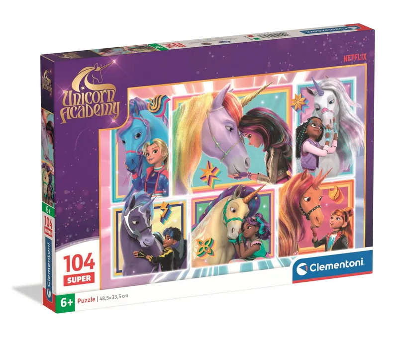 Puzzle 104 Super Unicorn Academy Clementoni 25793