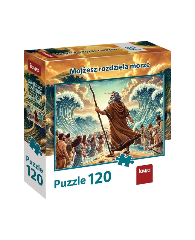 Puzzle 120 el. Mojżesz rozdziela morze