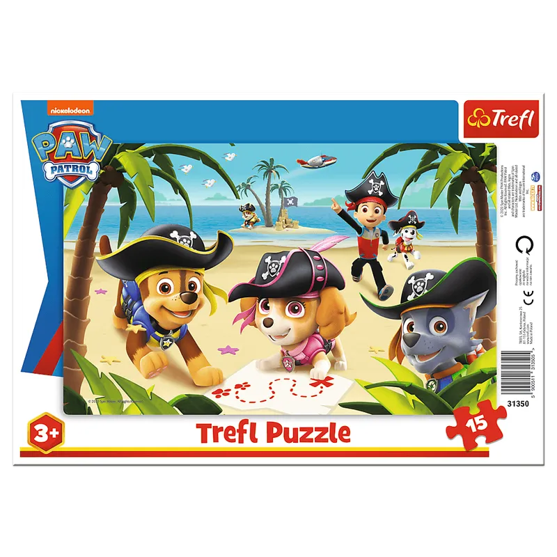 Puzzle 15 ramkowe Przyjaciele z Psiego Patrolu
