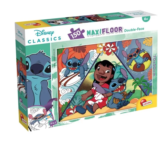 Puzzle 150 Maxifloor Lilo and Stitch Lisciani