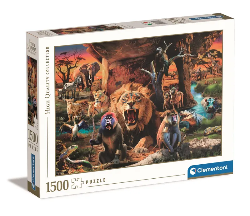 Puzzle 1500 HQ The Tribal Society Clementoni