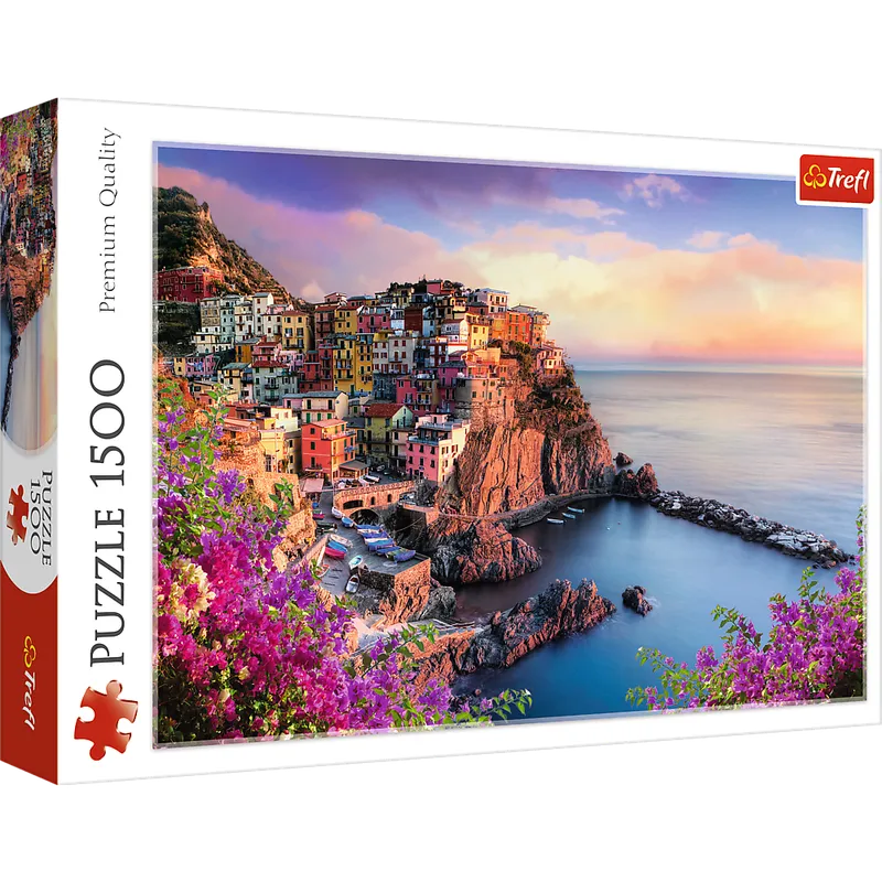 Puzzle 1500 Widok na miasteczko Manarola