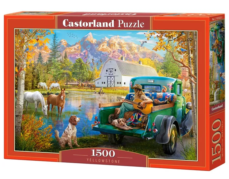 Puzzle 1500 Yellowstone - Klasyczne Puzzle CASTOR