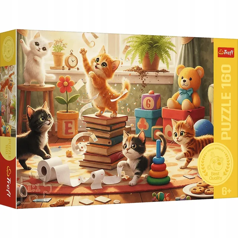 Puzzle 160 160 Kocie psoty
