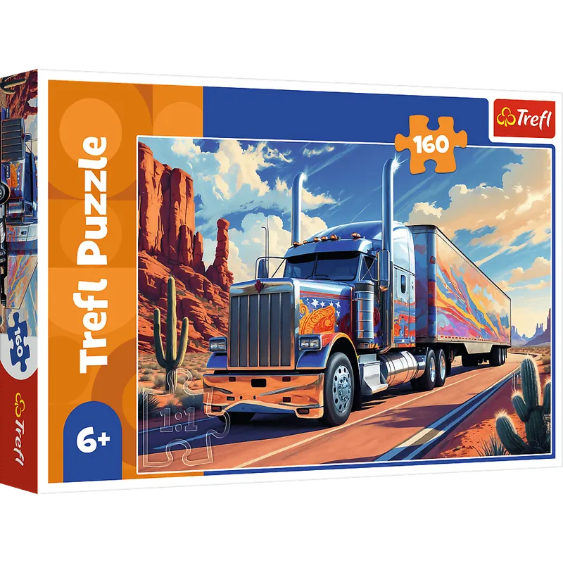 Puzzle Ciężarówka w trasie 160 el. Trefl