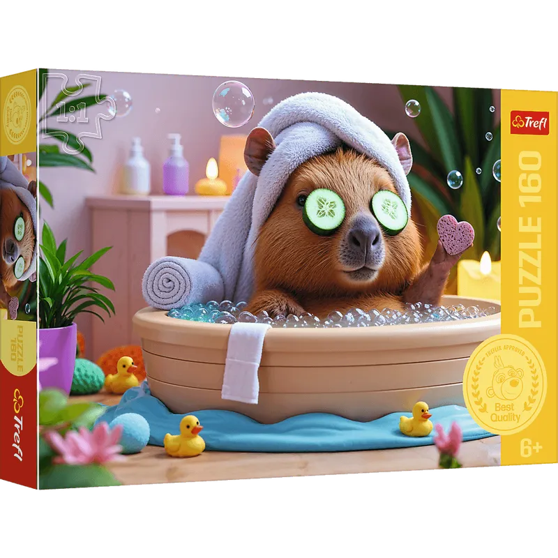 Puzzle 160 Kapibara w Spa Trefl