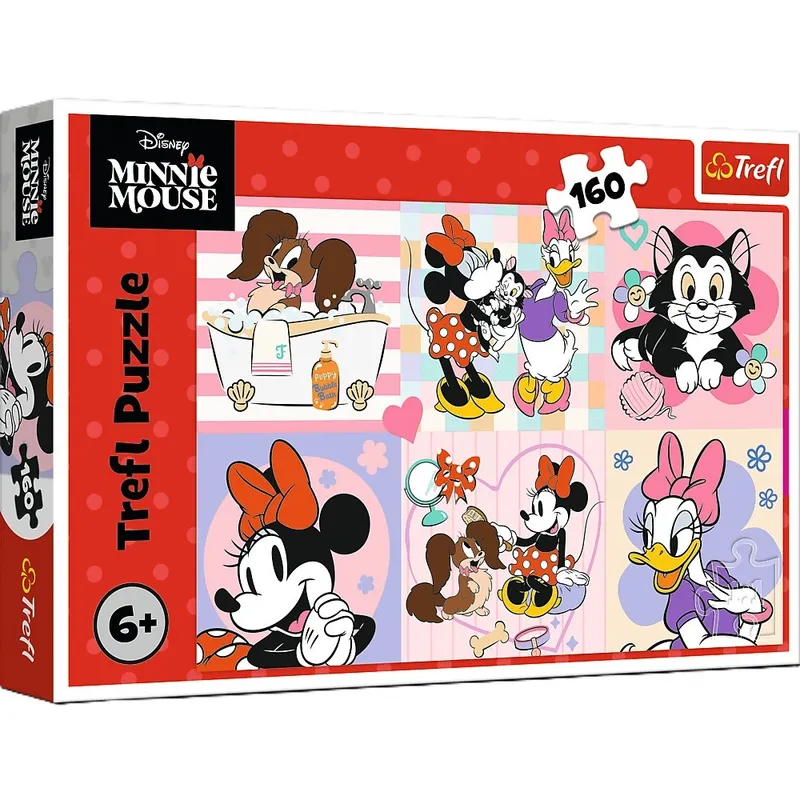 Puzzle 160 Kolorowy dzień Minnie Trefl