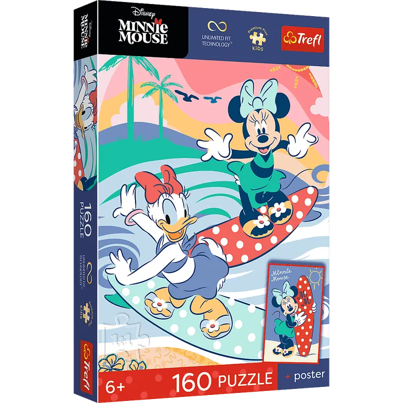 Puzzle 160 Trefl Premium Plus Kids Piękna Myszka Disney Minnie