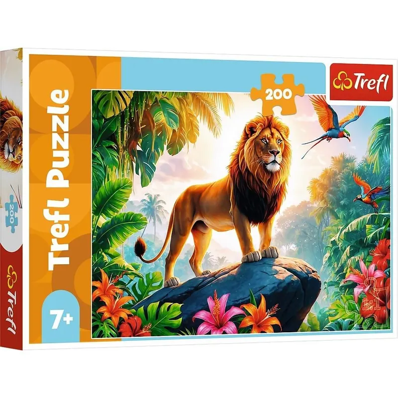 Puzzle 200 Król dżungli