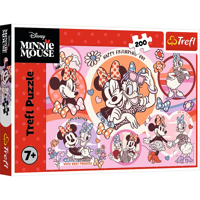 Puzzle 200 Zwyczaje Myszki Minnie Trefl