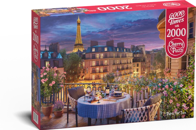 Puzzle 2000 elementów Cherry Pazzi Paris for Two Paryż dla Dwojga