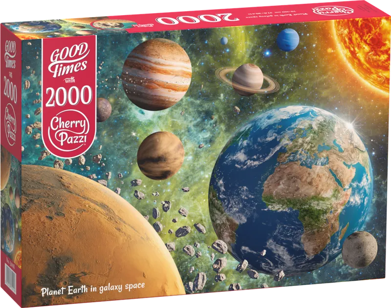 Puzzle 2000 elementów Planet Earth in Galaxy CherryPazzi