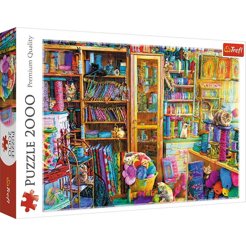 Puzzle 2000 obserwacyjne Koci raj