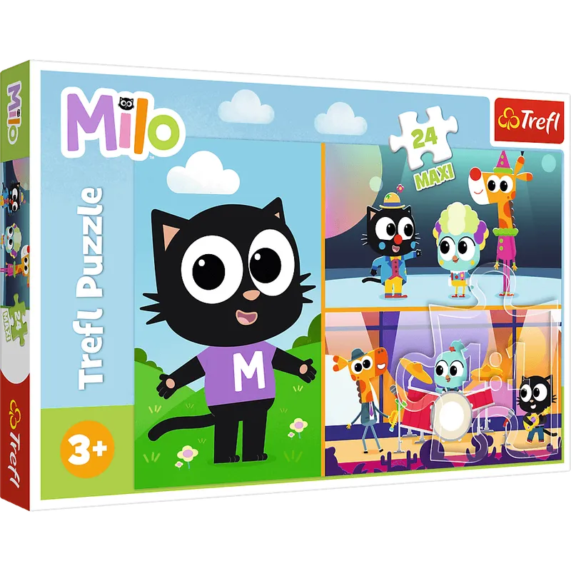 Puzzle 24 Maxi Przygody małego Kotka Milo