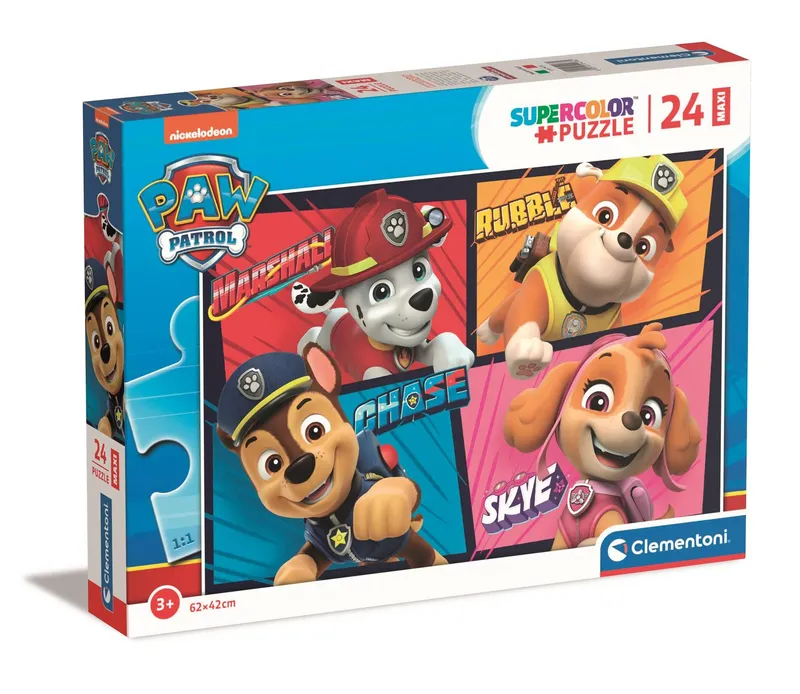 Puzzle 24 maxi super color Paw patrol