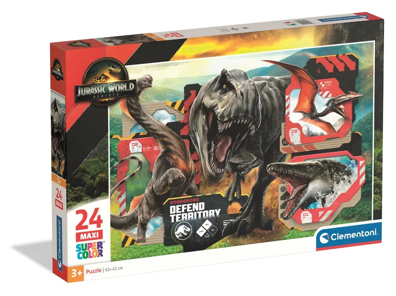 Puzzle 24 Maxi Super Jurassic World Clementoni
