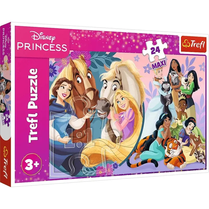 Puzzle 24 Maxi Uśmiech Przyjaźni Disney Princess