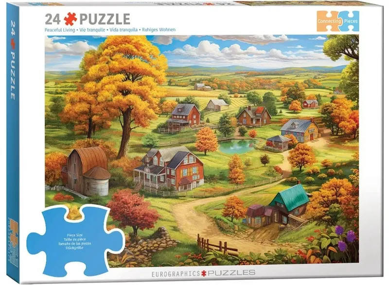 Puzzle 24 elementy Spokojne Życie Connecting Pieces