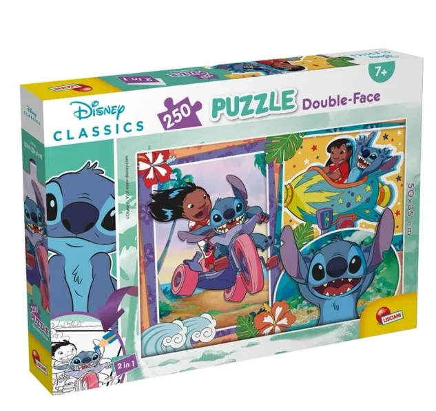 Puzzle 250 dwustronne Lilo and Stitch Lisciani