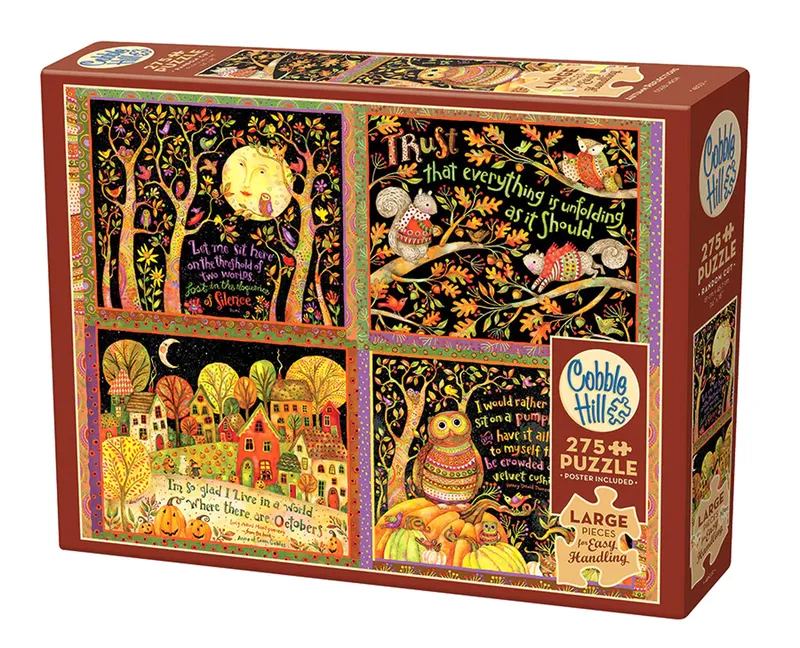 Puzzle 275 elementów XL Jesienne refleksje Cobble Hill