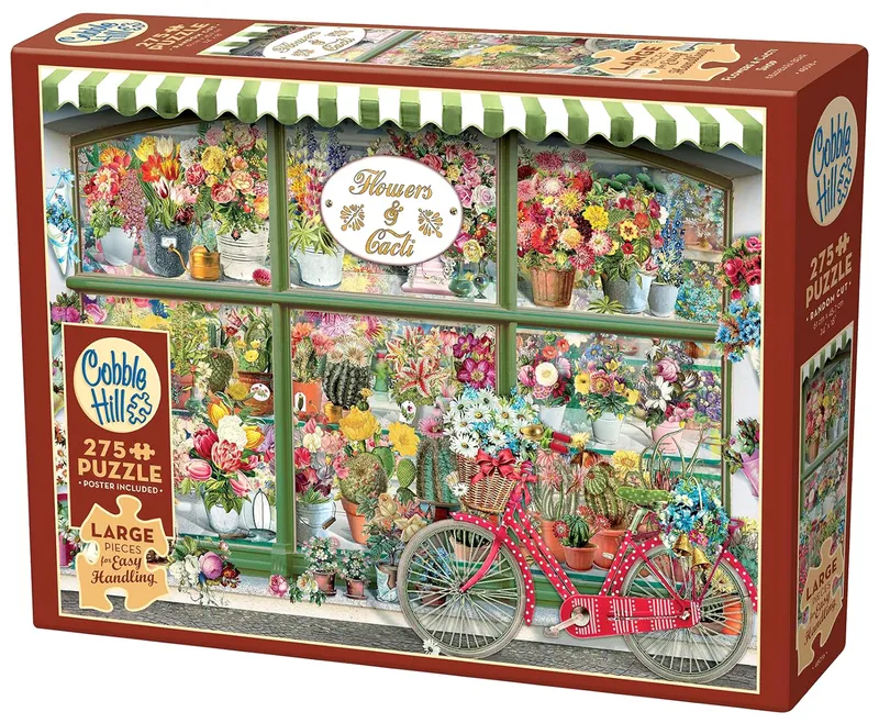 Puzzle 275 XL elementów Kwiaciarnia