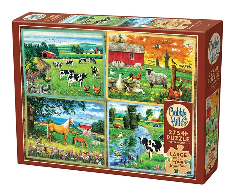 Puzzle 275 XL elementów Przyjaciele z Jednej Farmy