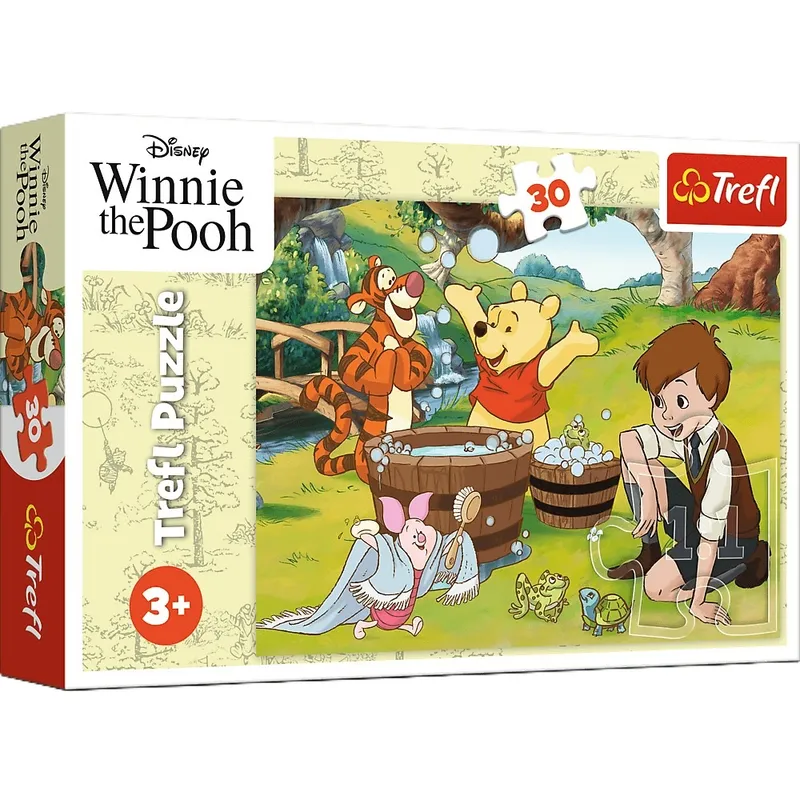 Puzzle 30 Dzień z Puchatkiem Trefl