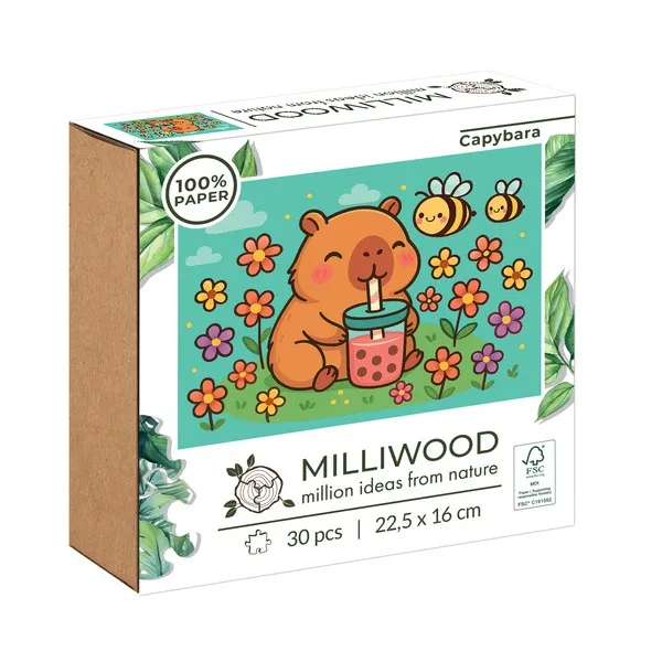 Puzzle 30 elementów Milliwood Kapibara