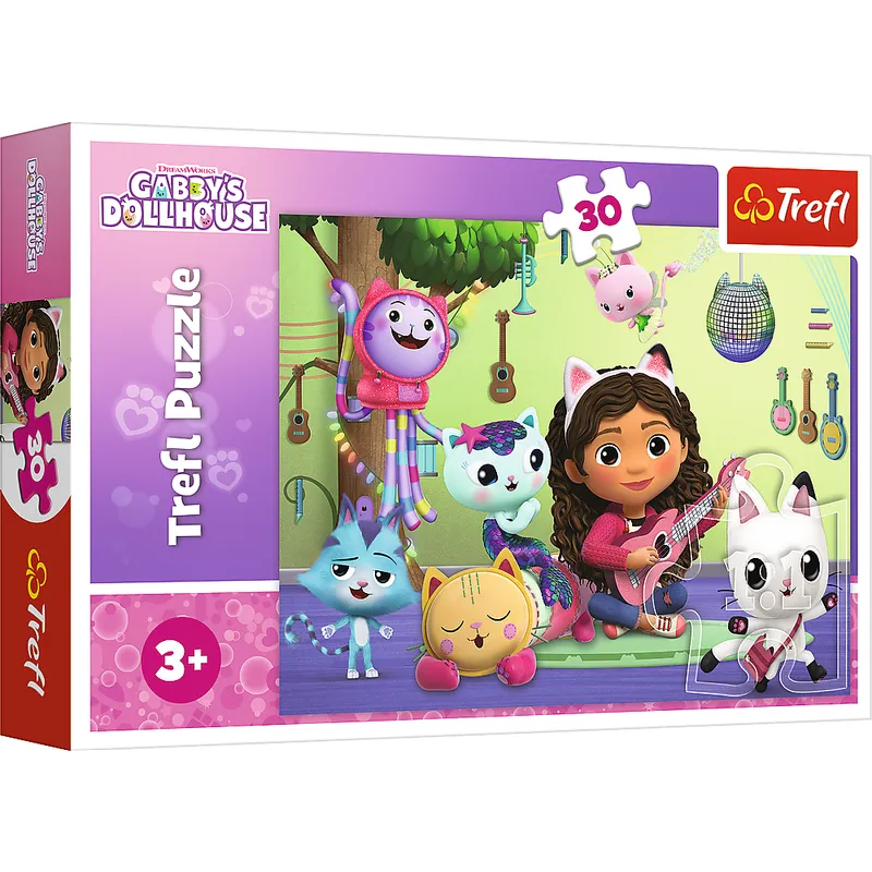 Puzzle 30 el. Gabi i jej uroczy domek Trefl