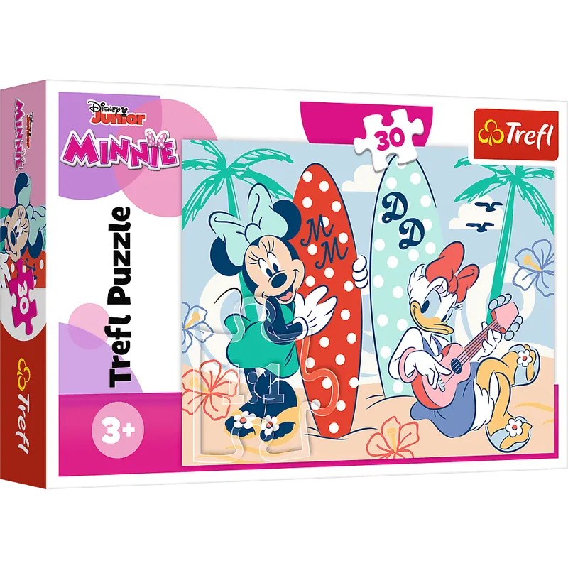 Puzzle 30 Kolorowa Minnie
