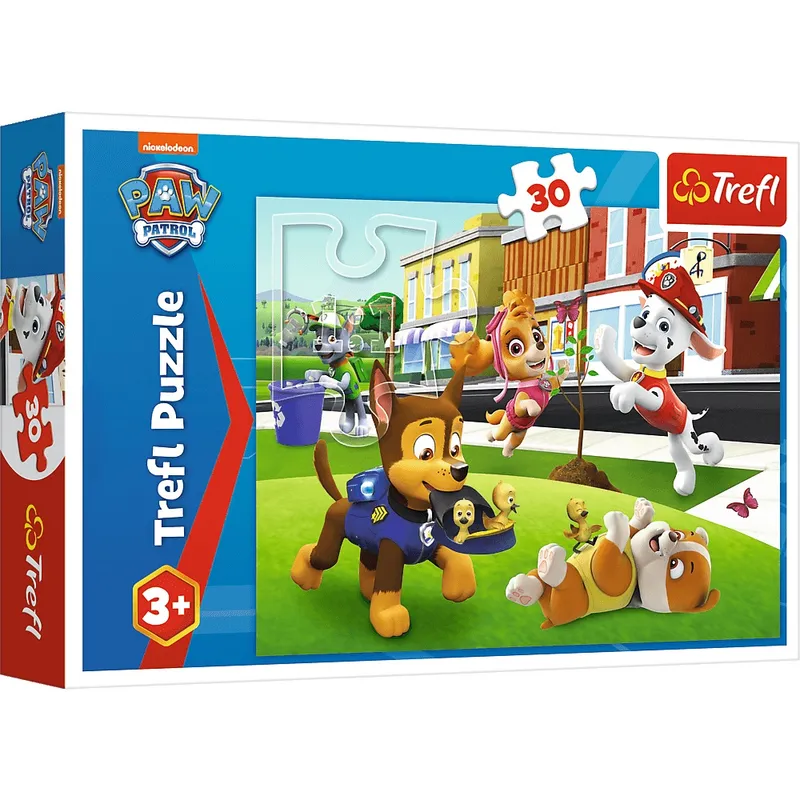Puzzle 30 el. Pieski w akcji Psi Patrol Trefl